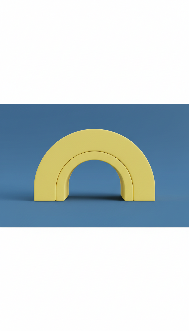 Sunbeam Yellow Foam Climbing Blocks